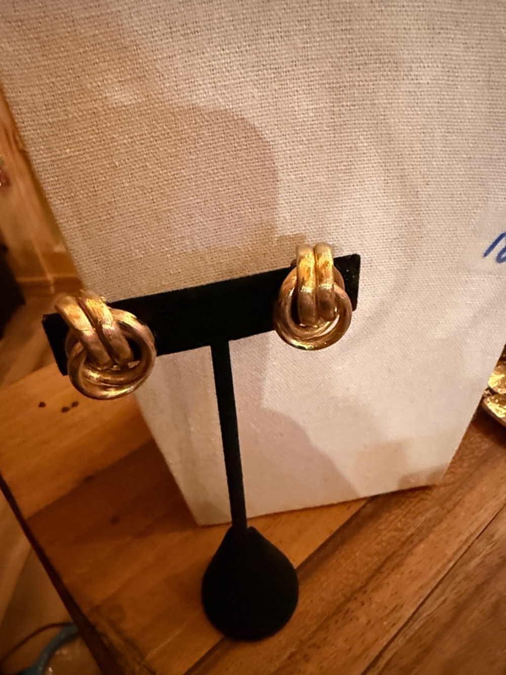 Grosse with Dior Gold Loop Knot Clip-On Earrings created under Henkel & Grosse